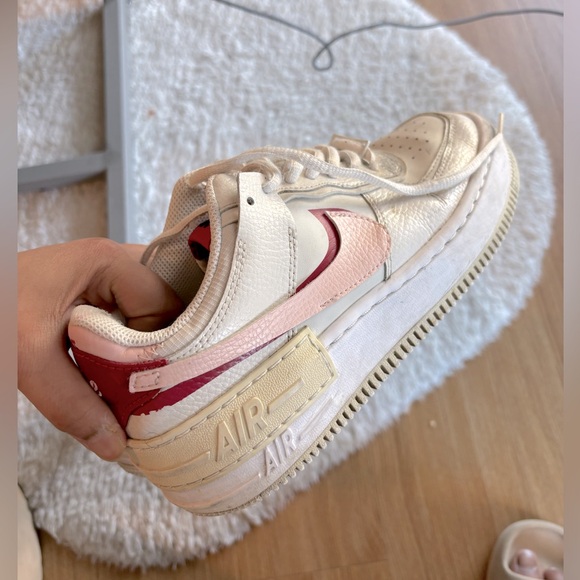 For Sale: Special Edition Nike Air Force 1 - White, Pink, and Red - Size US 7 - Picture 3 of 6